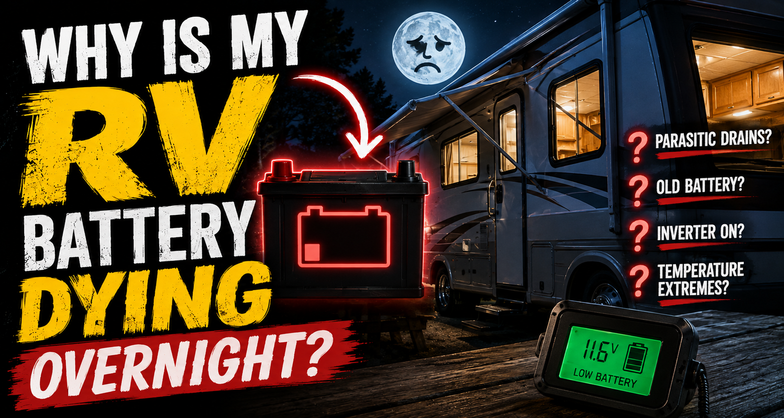 Why Is My RV Battery Dying Overnight?